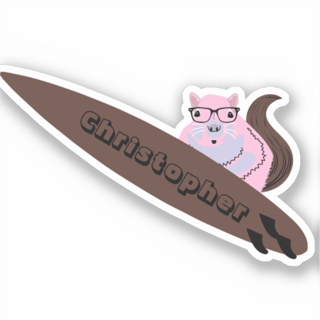 Naughty Squirrel #878 Surfing (Front)