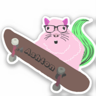Naughty Squirrel #964 Custom Name Skate