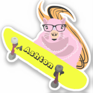 Naughty Squirrel #975 Custom Name Skate