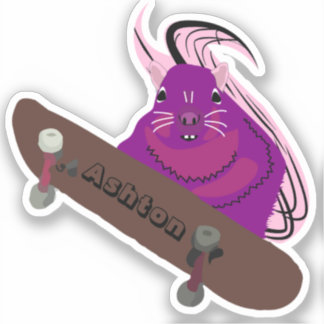 Naughty Squirrel #979 Custom Name Skate