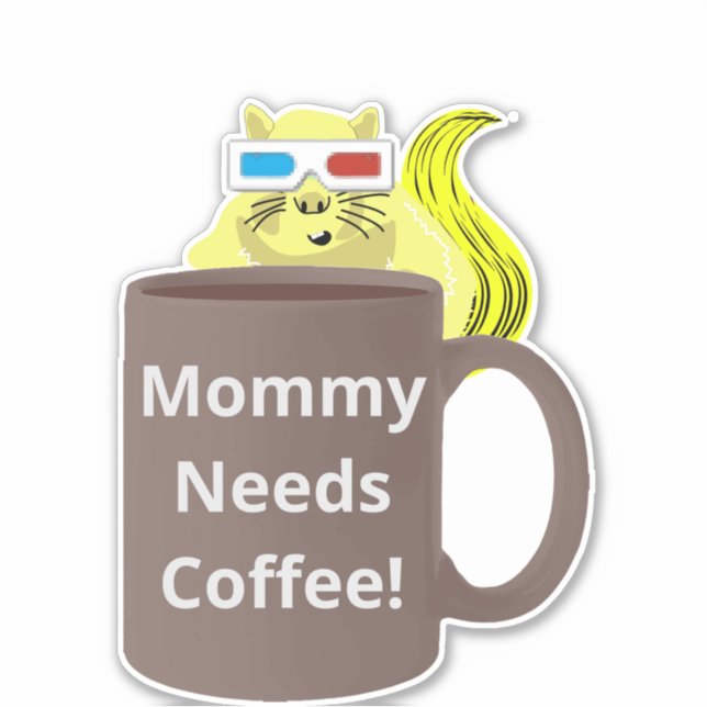Naughty Squirrel #99 Coffee (Front)