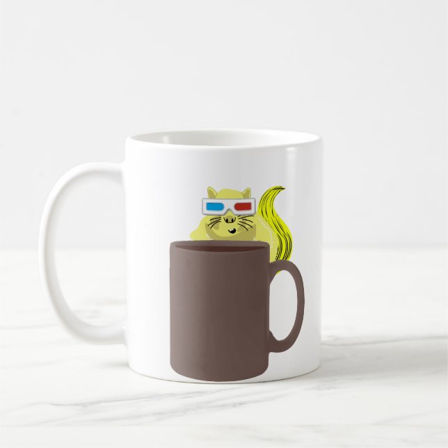 Naughty Squirrel #99 Coffee Mug (Left)