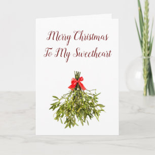 **NAUGHTY SWEETHEART** LOVE AT CHRISTMAS HOLIDAY CARD