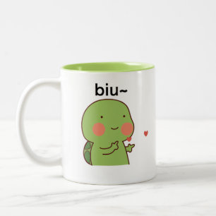 Naughty Turtle - MS1 Two-Tone Coffee Mug
