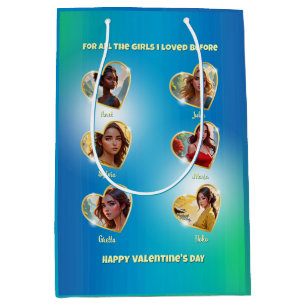 Naughty Valentine's Day Card for a Bachelorette Medium Gift Bag