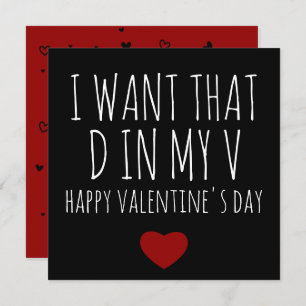 Naughty Valentines Day Card for Boyfriend - Funny