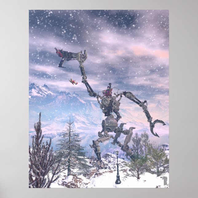 Naughty Vs Nice (22" x 28") Art Print Poster (Front)