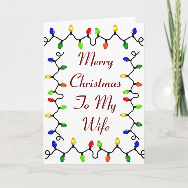 **NAUGHTY WIFE** LOVE AT CHRISTMAS HOLIDAY CARD (Front)