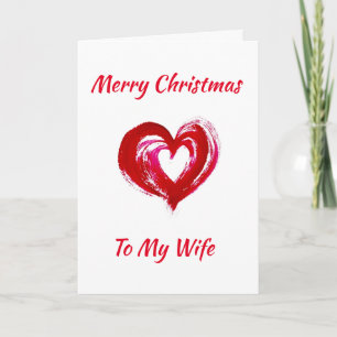 **NAUGHTY WIFE** LOVE AT CHRISTMAS HOLIDAY CARD