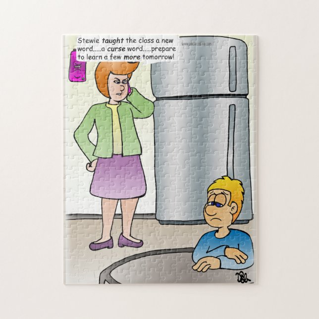 Naughty Words JIgsaw Puzzle (Vertical)