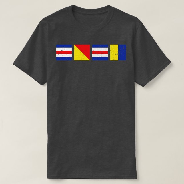 Naughtycal Flags C O C K T-Shirt (Design Front)