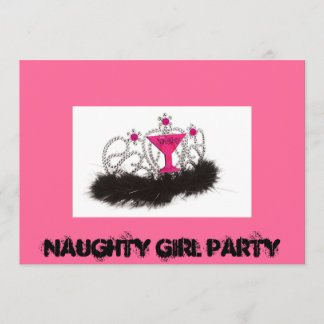 Naughy Girl Party Invitation