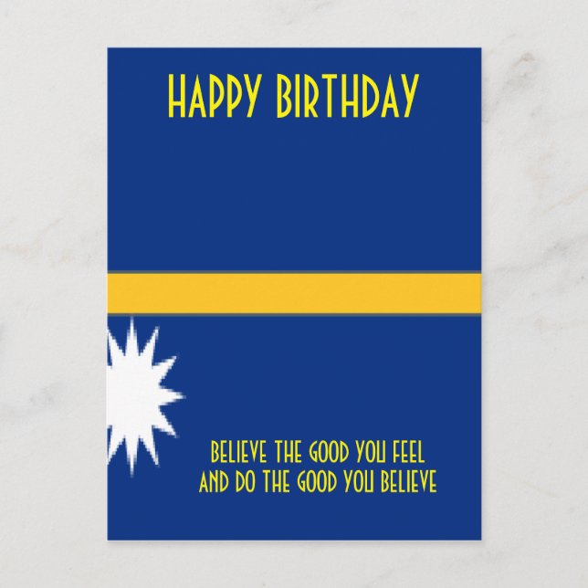 NAURA POSTCARD (Front)