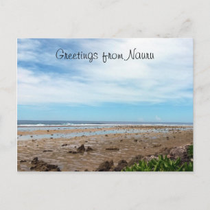 nauru coastal flats postcard