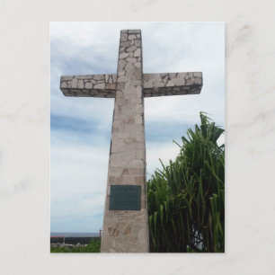 nauru cross postcard