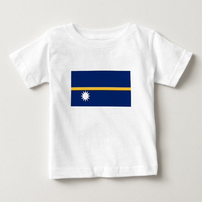 Nauru Flag Baby T-Shirt (Front)