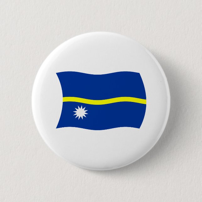 Nauru Flag Button (Front)