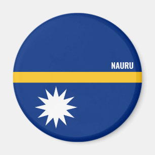 Nauru Flag Charming Patriotic Magnet