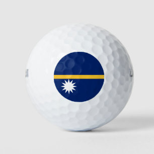 Nauru Flag Golf Balls