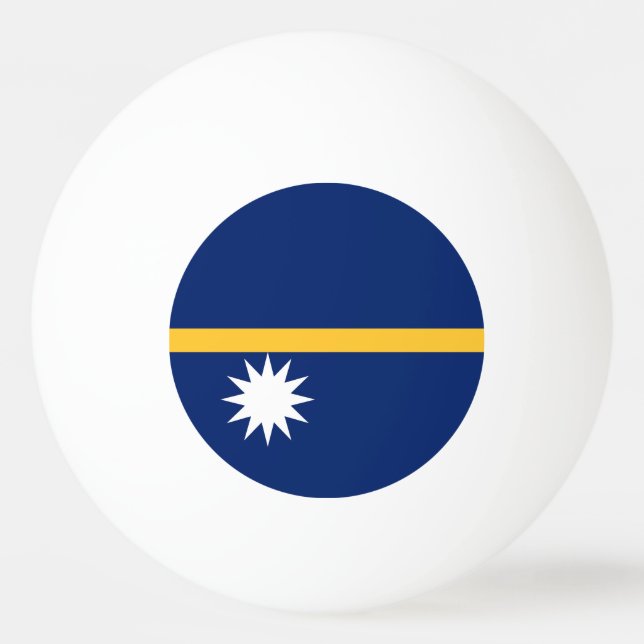 Nauru Flag Ping Pong Ball (Front)