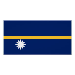 Nauru Flag Poster
