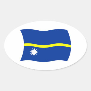 Nauru Flag Sticker