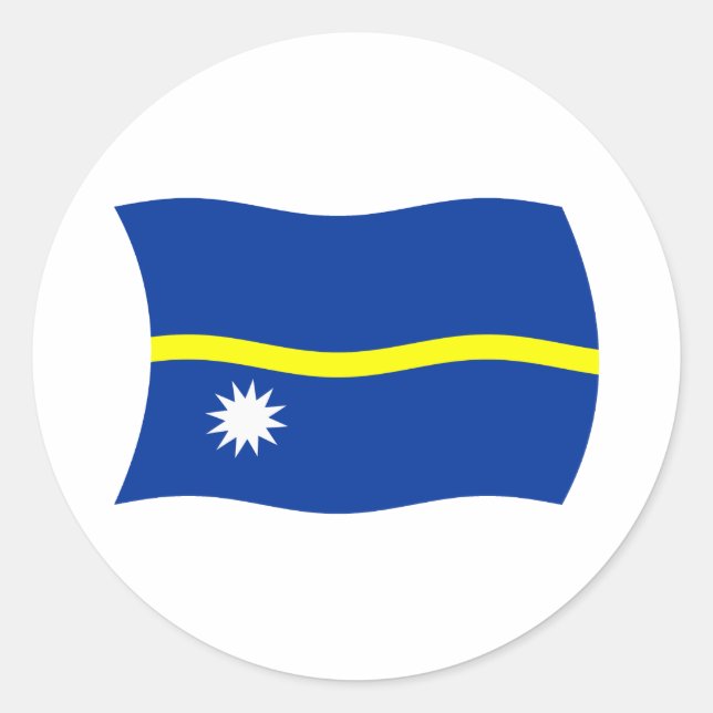 Nauru Flag Sticker (Front)