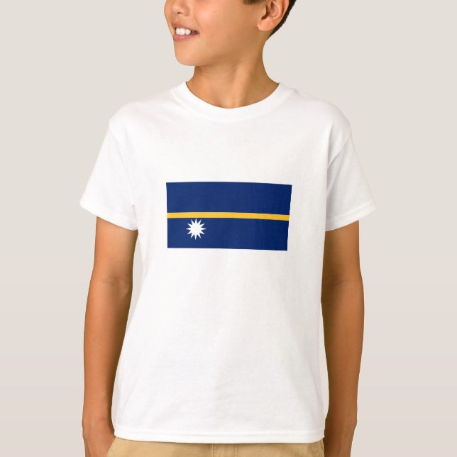 Nauru Flag T-Shirt (Front)