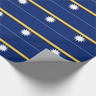 Nauru Flag Wrapping Paper