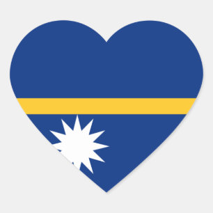 nauru heart sticker