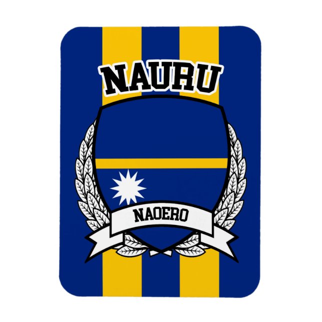 Nauru Magnet (Vertical)