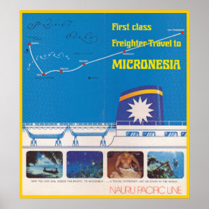 Nauru Pacific Line Poster