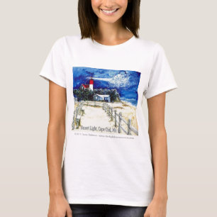 Nauset Light Cape Cod, Ma. T-Shirt