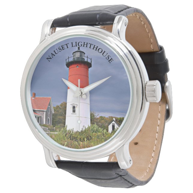 Nauset Lighthouse, Cape Cod Massachusetts eWatch Watch (Angled)