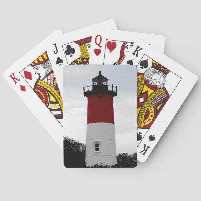 Nauset lighthouse playing cards (Back)