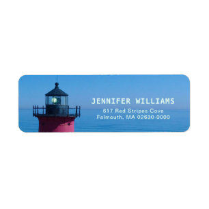 Nauset Lighthouse Return Address Label