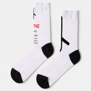 NAUTHIZ Nordic Rune (Need, Necessity) Elder Futh Socks