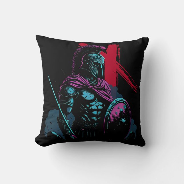 Nauthiz Spartan Warrior Cushion (Front)