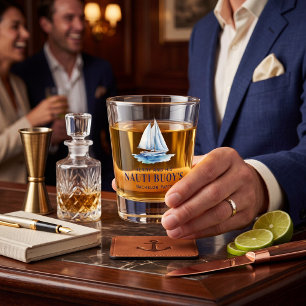 Nauti Buoy's Nautical Anchor Boat Bachelor Party Shot Glass