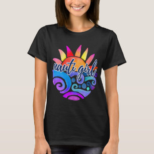 Nauti Girl Funny Nautical Tropical Sailing Boating T-Shirt