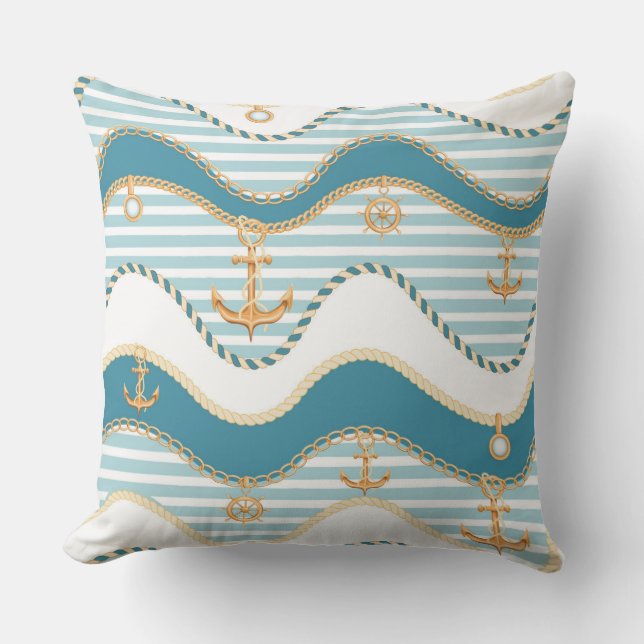 Nautica Outdoor Pillow (Front)