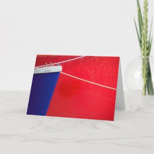 Nautical abstract card