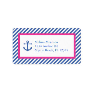 Nautical Address Mailing Label