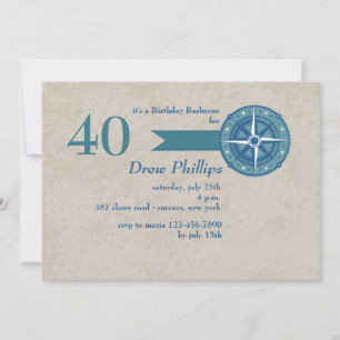 Nautical Adventure Invitation