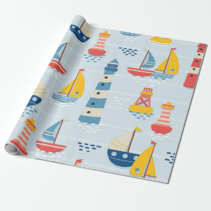 Nautical Adventures Wrapping Paper