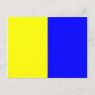 Nautical Alphabet Flag Signal Letter K Postcard