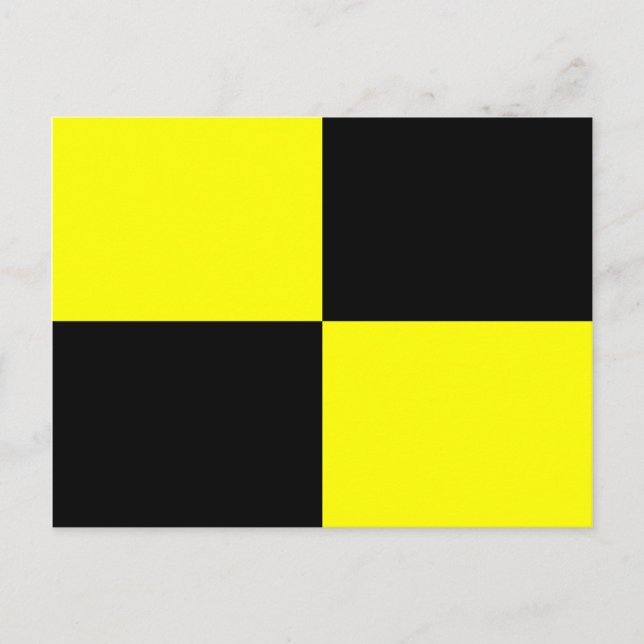 Nautical Alphabet Flag Signal Letter L Postcard (Front)