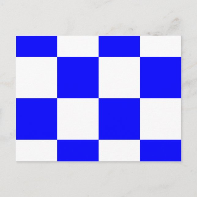 Nautical Alphabet Flag Signal Letter N Postcard (Front)