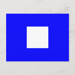 Nautical Alphabet Flag Signal Letter P Postcard