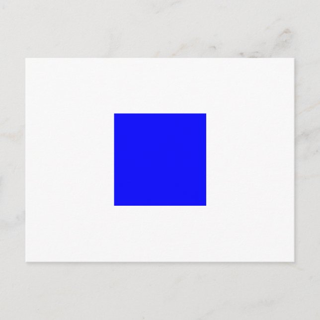 Nautical Alphabet Flag Signal Letter S Postcard (Front)